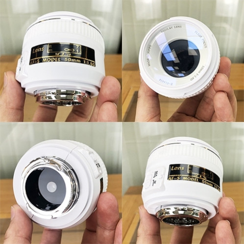 DF DSLR Camera Faux modèle d'objectif factice non fonctionnel (blanc) SH370W396-05
