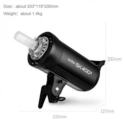 Godox SK400II Studio Flash Light 150ws Bowens Mount Studio Speedlight (UE Plug) SG95EU1772-07