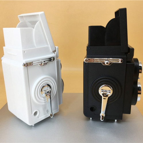 Accessoires de studio photo de modèle d'appareil photo reflex numérique portable rétro factice non fonctionnel (blanc) SH420W1292-06