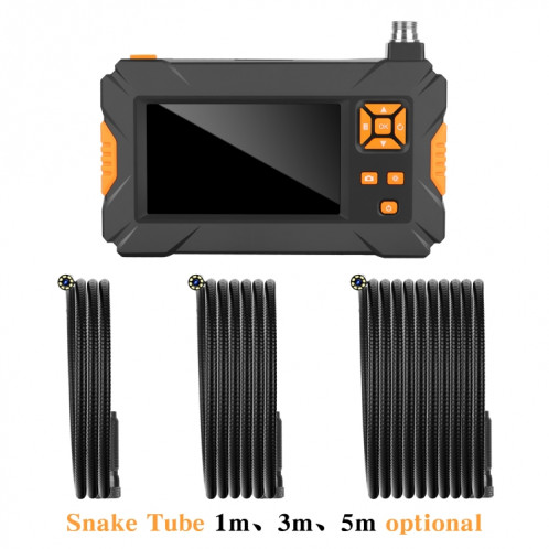 P30 8 mm IP67 étanche 4,3 pouces HD endoscope portable serpent endoscope industriel, longueur de câble : 5 m SH90451264-013