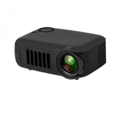 A2000 Portable Projecteur 800 Lumen LCD Home Theatre Video Projecteur, support 1080p, plug (noir) SH144B398-012
