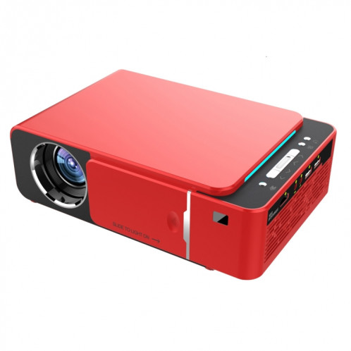 T6 3500ansi Lumens 1080p LCD Mini Theatre Projecteur, version standard, plug (rouge) SH158R385-09