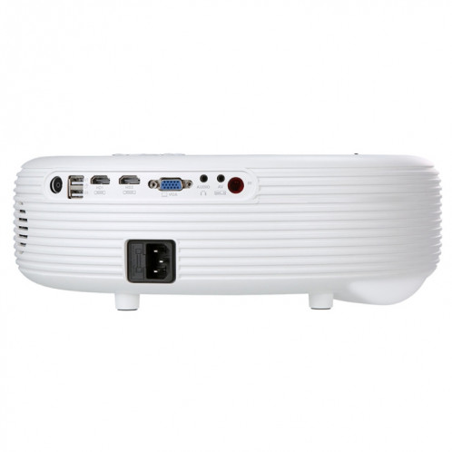 Cheerlux CL760 4000 Lumens 1920x1080 1080p HD Smart Projecteur, Support HDMI X 2 / USB X 2 / VGA / AV (Blanc) SC608W1276-013