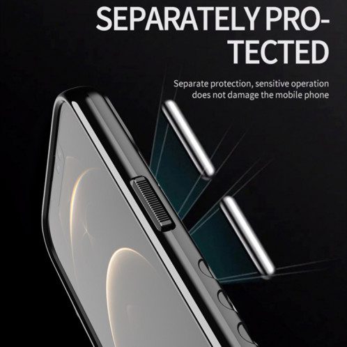 Étui souple en TPU antichoc Thunderbolt pour iPhone 13 Pro (Noir) SH103A521-07
