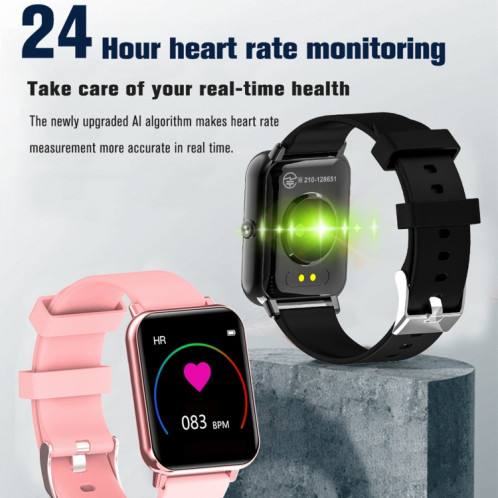 F15 Pro 1,69 pouce TFT Screen IP67 Wather Watch Smart Watch, Support de la surveillance de la température corporelle / Surveillance du sommeil / Surveillance de la fréquence cardiaque / Rappel d'appels entrants (bleu) SH101B1740-09