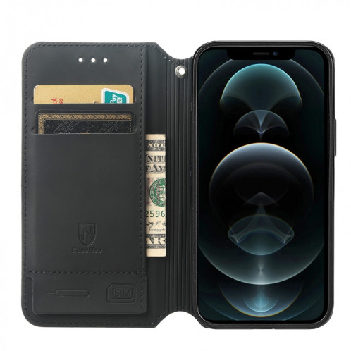 Dessin coloré Horizontal Horizontal Boîtier en cuir PU avec porte-carte et portefeuille pour iPhone 13 mini (nuage de couleurs) SH101B479-07