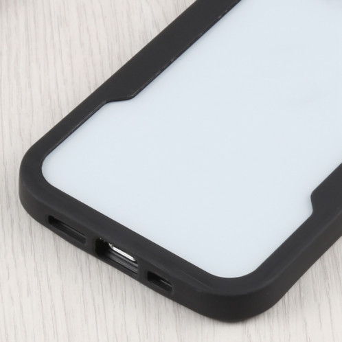 Acrylique + TPU 360 degrés Couverture complète Cas de protection antichoc pour iPhone 13 Pro (Noir) SH003E1175-06