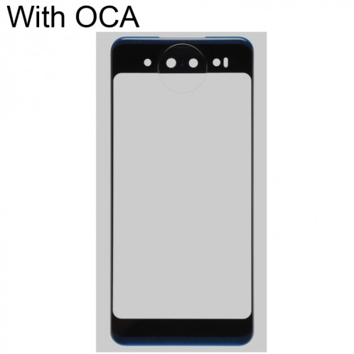 Pour vivo NEX lentille extérieure en verre d'écran avant avec adhésif OCA optiquement clair SH22211460-06