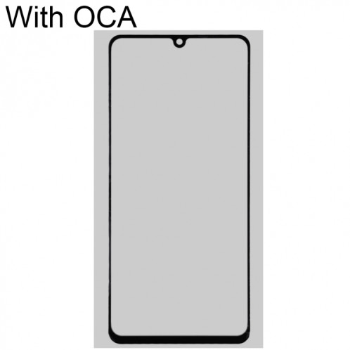 Pour vivo S9e lentille extérieure en verre d'écran avant avec adhésif OCA optiquement clair SH22231643-06