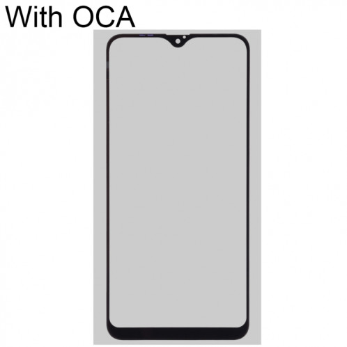 Pour Samsung Galaxy A10 lentille extérieure en verre avec adhésif OCA optiquement transparent SH2601983-06