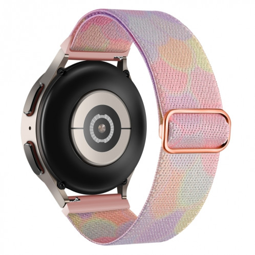 Pour Coros Apex Pro / Apex 46mm 22mm Bracelet de montre à boucle tissée en nylon coloré peint (bulles symphoniques) SH301D1792-07
