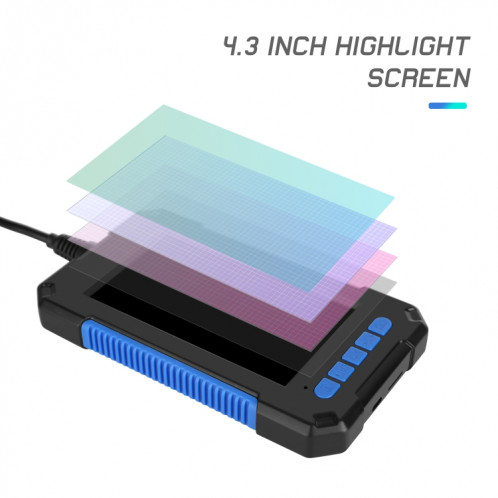 P40 5,5 mm HD bleu étanche portable intégré à écran vertical endoscope industriel, longueur : 5 m (câblé) SH702A874-013