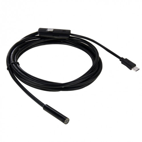Caméra d'inspection de tube de serpent d'endoscope micro USB étanche AN97 pour pièces de téléphone mobile Android à fonction OTG, avec 6 LED, diamètre de l'objectif : 5,5 mm (longueur : 10 m) SH501F1544-09