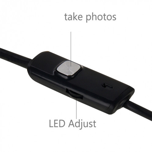 Caméra d'inspection de tube de serpent d'endoscope micro USB étanche AN97 pour pièces de téléphone mobile Android à fonction OTG, avec 6 LED, diamètre de l'objectif : 5,5 mm (longueur : 10 m) SH501F1544-09