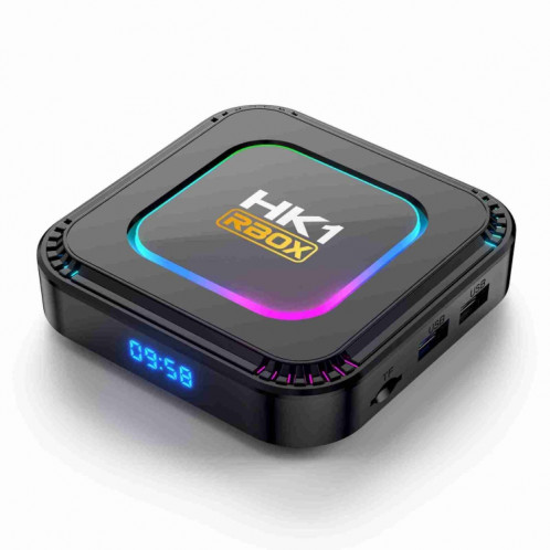 HK1 RBOX K8 8K Android 13.0 Smart TV Box avec télécommande, 4 Go + 128 Go, RK3528 Quad-Core (prise UE) SH704A606-013