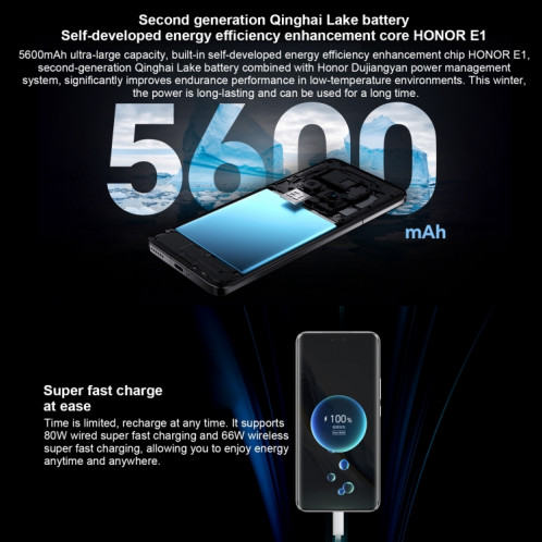 Honor Magic6 Pro, 16 Go + 1 To, 6,8 pouces Magic OS 8.0 Snapdragon 8 Gen 3 Octa Core jusqu'à 3,3 GHz, réseau : 5G, OTG, NFC (violet) SH203B1697-013