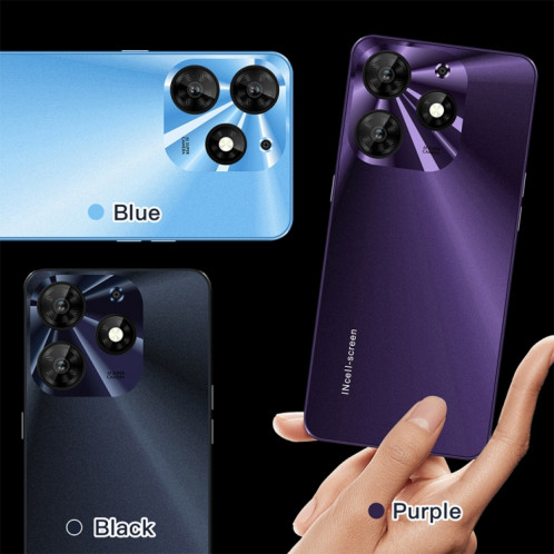 K652, 3 Go + 64 Go, 6,53 pouces Android 9.1 Mediatek MT6737 Quad Core, OTG, réseau : 4G (violet) SH901B1331-013