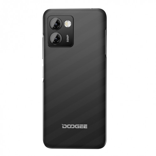  DOOGEE N50 Pro, 8 Go + 256 Go, empreinte digitale latérale, 6,52 pouces Android 13 Spreadtrum T606 Octa Core 1,6 GHz, réseau : 4G, OTG (noir) SD001A1627-022