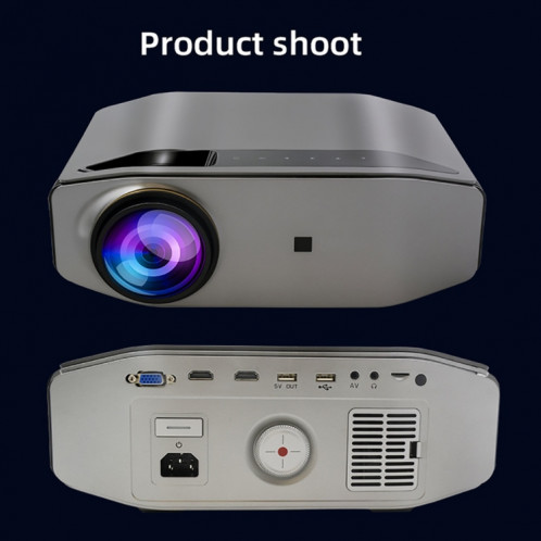 YG620 1920x1080P 2800 Lumens Projecteur numérique portable LED HD pour cinéma maison SH9440391-016