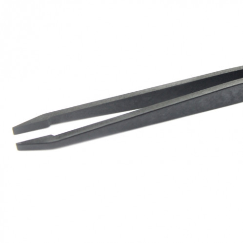 JF-S13 Pince à pointe droite en fibre de carbone antistatique (noir) SJ604B1627-04