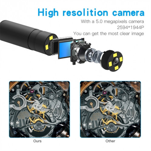 Caméra d'inspection d'endoscope WIFI autofocus étanche F230 IP68, longueur: 10 m, diamètre de l'objectif: 14 mm SH4792347-010