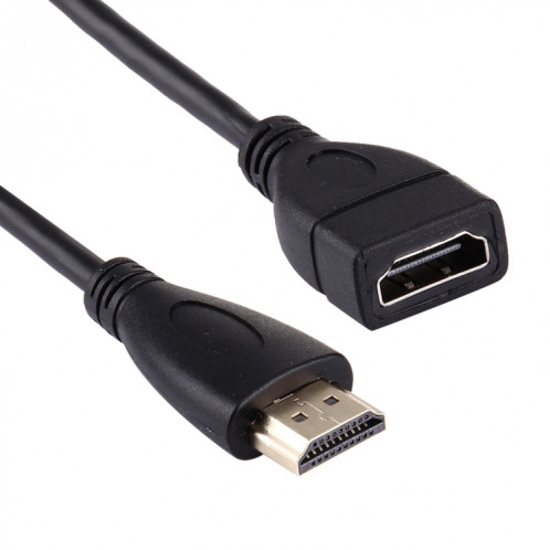 Câble adaptateur enroulé rétractable femelle HDMI 19 broches mâle vers HDMI 19 broches, étirage du câble enroulé à 1,5 m SH00721560-04