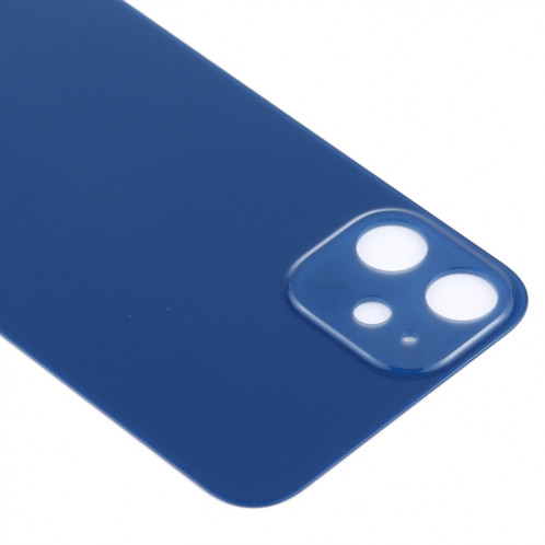 Couvercle de batterie arrière à grand trou de caméra de remplacement facile pour iPhone 12 (bleu) SH20LL1509-06