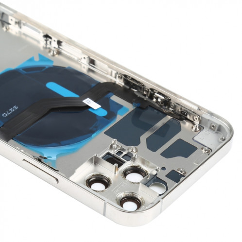 Couverture arrière de la batterie (avec touches latérales et plateau de carte et puissance + volume Flex Câble et module de chargement sans fil) pour iPhone 12 Pro SH89WL1568-06