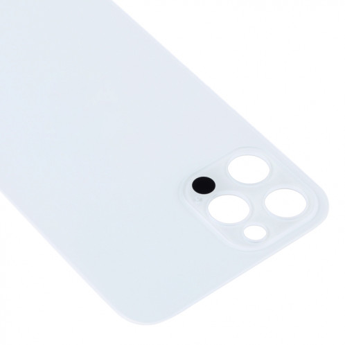 Remplacement facile Big Caméra Hole Housse de verre Housse de batterie pour iPhone 13 Pro Max (Blanc) SH37WL779-06
