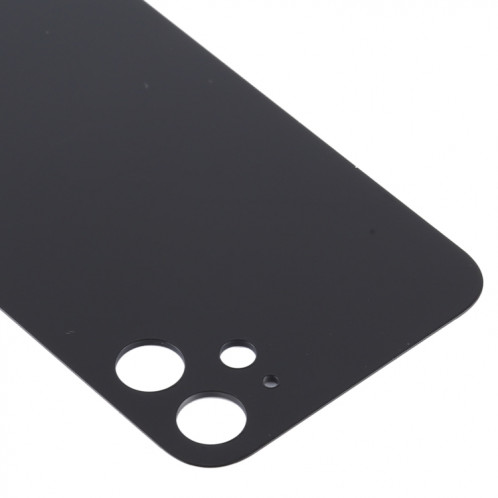 Couvercle de batterie arrière à grand trou de caméra de remplacement facile pour iPhone 12 Mini (noir) SH10BL1508-06