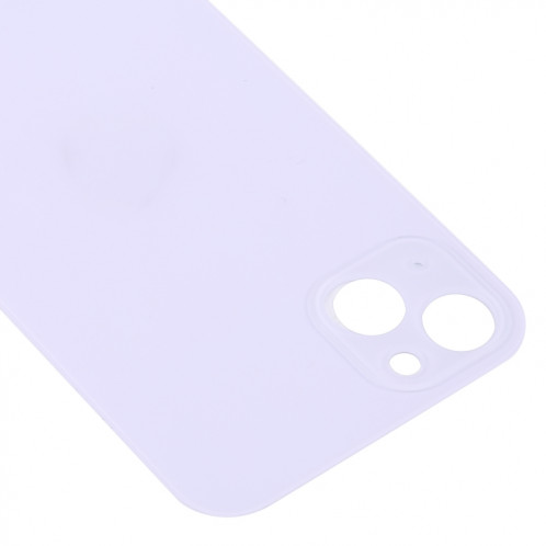Couvercle de batterie arrière en verre pour grand trou de caméra de remplacement facile pour iPhone 14 (violet) SH19PL1732-06