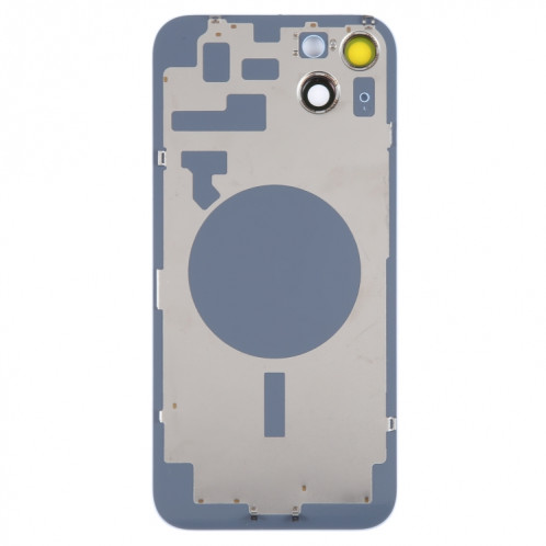 Coque arrière de batterie en verre avec support pour iPhone 14 (bleu) SH11LL626-06
