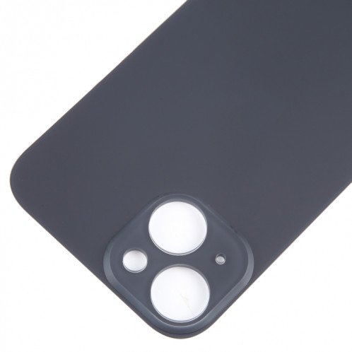 Pour iPhone 15 Remplacement facile Grand trou de caméra Couvercle de batterie arrière en verre (noir) SH42BL208-07
