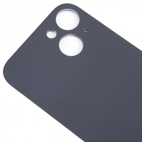 Pour iPhone 15 Remplacement facile Grand trou de caméra Couvercle de batterie arrière en verre (noir) SH42BL208-07