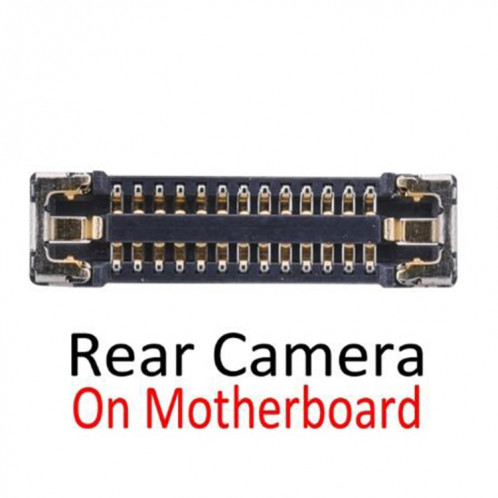 Connecteur FPC de la caméra arrière arrière sur la carte mère pour iPhone X SH23101918-04