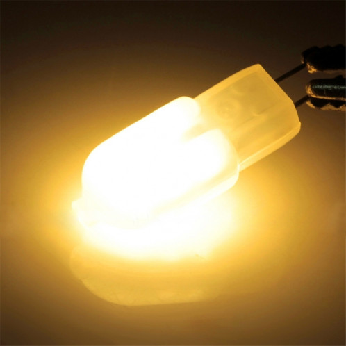 G9 3W 300LM Transparent Couvercle Ampoule de maïs, 22 LED SMD 2835, AC 220-240V (blanc chaud) SH70WW1315-07