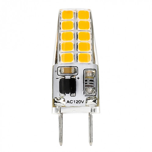 G8 1.3W SMD 2835 20 LEDs de maïs à LED dimmable, AC 120V (blanc chaud) SH96WW579-05