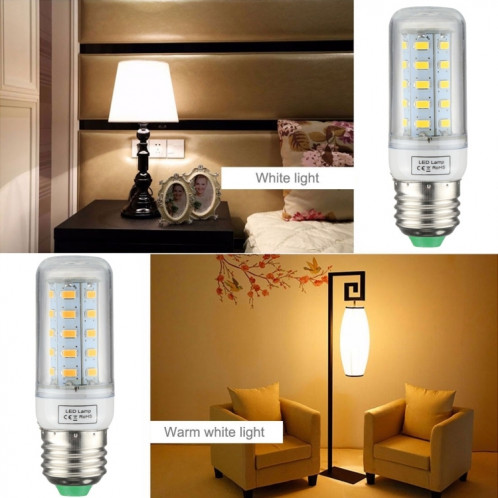 E27 36 LED 4W SMD 5730 LED Lampe à économie d'énergie Corn Light, AC 110-220V (blanc chaud) SH32WW350-08