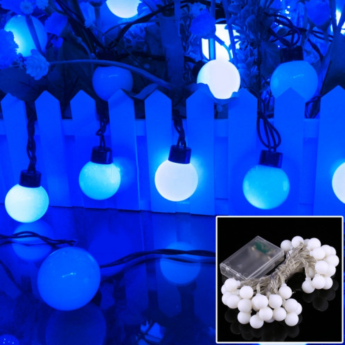 4m 3W 40 LEDs 3 x piles AA alimenté lumière de décoration de chaîne avec 3 modes, DC 4.5V (lumière bleue) S406BL275-08