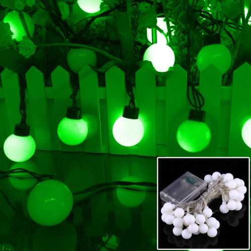 4m 3W 40 LEDs 3 x piles AA alimenté lumière de décoration de chaîne avec 3 modes, DC 4.5V (lumière verte) S406GL1938-08
