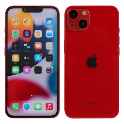 Pour iPhone 13 écran couleur faux modèle d'affichage factice non fonctionnel (rouge) SH086R344-06