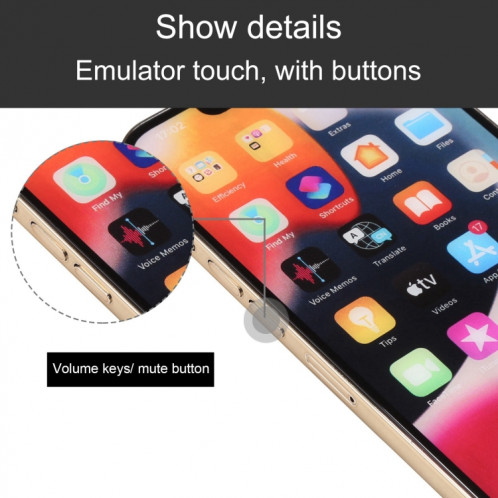 Pour iPhone 13 Pro écran couleur faux modèle d'affichage factice non fonctionnel (or) SH087J1260-06