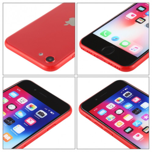 Écran couleur faux modèle d'affichage factice non fonctionnel pour iPhone SE 2 (rouge) SH413R1384-06