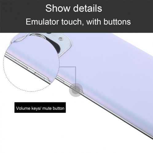 Modèle d'affichage factice faux écran noir non fonctionnel pour Xiaomi Mi 11 (blanc) SH627W267-07