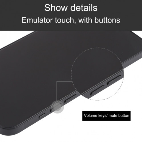 Modèle d'affichage factice non fonctionnel à écran noir pour iPhone 13 (noir) SH695B1418-07
