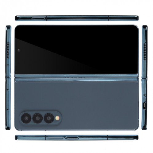 Pour Samsung Galaxy Z Fold4 écran noir faux modèle d'affichage factice non fonctionnel (bleu) SH006L1595-07
