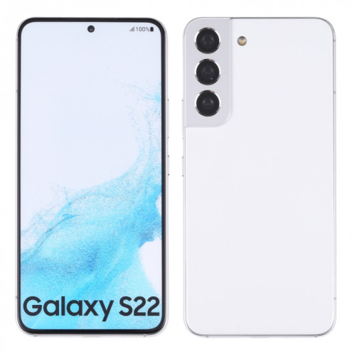Pour Samsung Galaxy S22 5G écran couleur d'origine faux modèle d'affichage factice non fonctionnel (blanc) SH874W1876-05