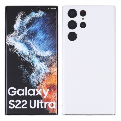 Pour Samsung Galaxy S22 Ultra 5G écran couleur d'origine faux modèle d'affichage factice non fonctionnel (blanc) SH875W230-05