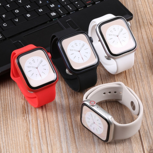 Pour Apple Watch Series 8 Écran couleur de 45 mm Faux modèle d'affichage factice non fonctionnel (rouge) SH884R371-06