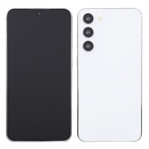 Pour Samsung Galaxy S23+ 5G écran noir faux modèle d'affichage factice non fonctionnel (blanc) SH900W1989-06